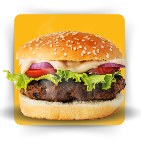 Chicken Kabab Patty Burger